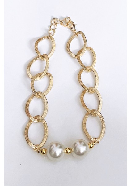 Kalın Zincir Inci Detay Kolye fiyatları