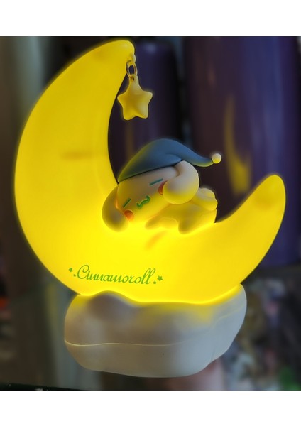 Cinnamoroll Figürlü Masaüstü Şarjlı Gece Lambası AD71022