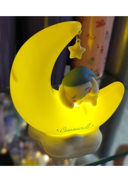 Cinnamoroll Figürlü Masaüstü Şarjlı Gece Lambası AD71022 fiyatları