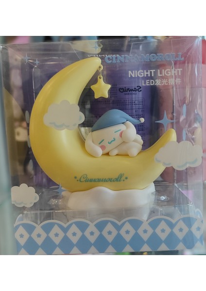Cinnamoroll Figürlü Masaüstü Şarjlı Gece Lambası AD71022 fırsatları