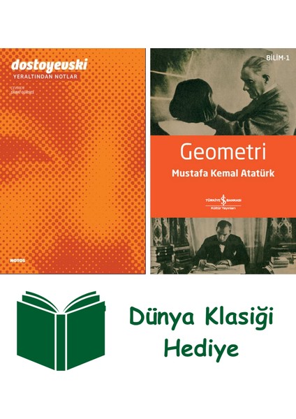 Yeraltından Notlar + Geometri + Dünya Klasiği Hediye