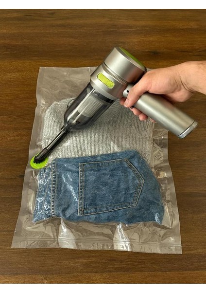 17000PA Güçlü Vakum & Üfleme - Kablosuz Taşınabilir Araç Içi Çok Amaçlı El Süpürgesi