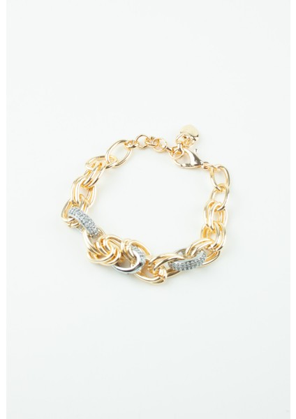 Zirkon Taşlı Vip Seri Gold Bileklik fiyatları