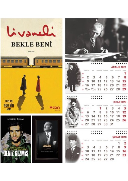 Bekle Beni ve Bitmeyen Deniz Gezmiş - Istikbal Ajanda - Imza Duvar Takvimi