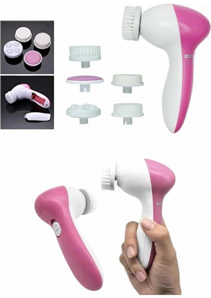 5 Başlıklı Titreşimli Cilt Temizleme Seti Canlandırıcı ve Onarıcı fırsatları