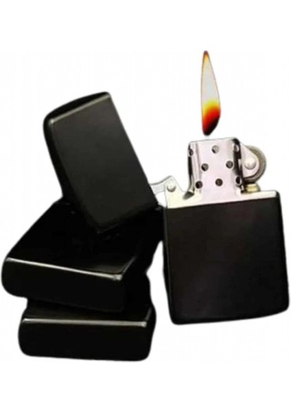 Doldurulabilir Siyah Benzinli Çakmak Metalik modelleri