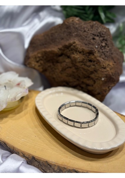 Italyan Charm Çelik Unisex Bileklik