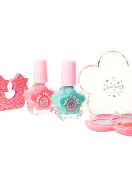 Mega Hot Focus Sparkle Taşınabilir Işıltılı Tırnak ve Makyaj Seti fırsatları