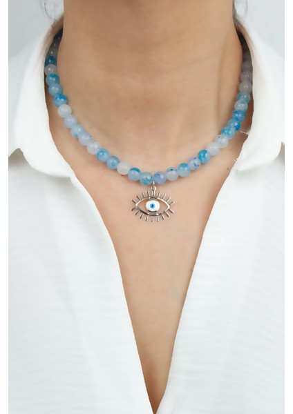 Göz Uç Mavi Boncuk Kolye fiyatları