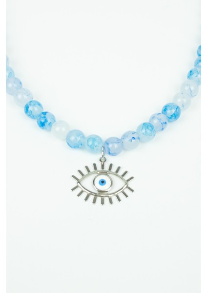 Göz Uç Mavi Boncuk Kolye fırsatları