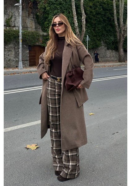 Vizon Atkı Detaylı Uzun Kaban - 85163 indirimleri