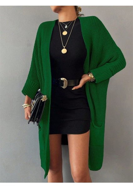 Oversize Kalıp Cepli Salaş Triko Hırka indirimleri