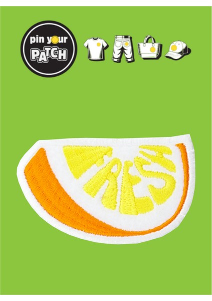 Ütü ile Yapışan Yama 7061 Portakal