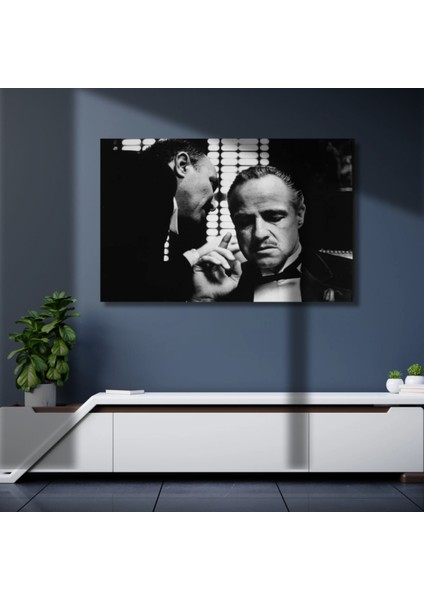 Uv Digital Baskı 4mm Baba God Of Father Film Karekteri Kırılmaz Cam Duvar Tablosu fiyatları