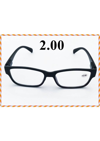 (2.00) Unisex Kitap Okuma Gözlügü & Bilgisayar Gözlüğü & Yakın Çalışma Gözlüğü 1 Adet (Videolu Ürün)