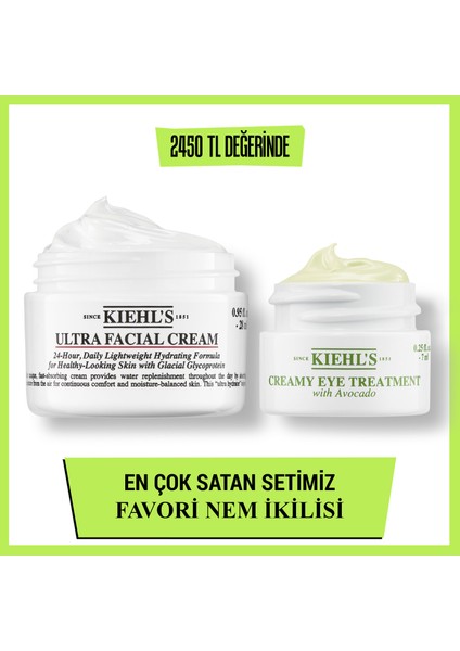 Ultra Facial Cream & Avokadolu Göz Kremi Favori Nem Ikilisi Seti