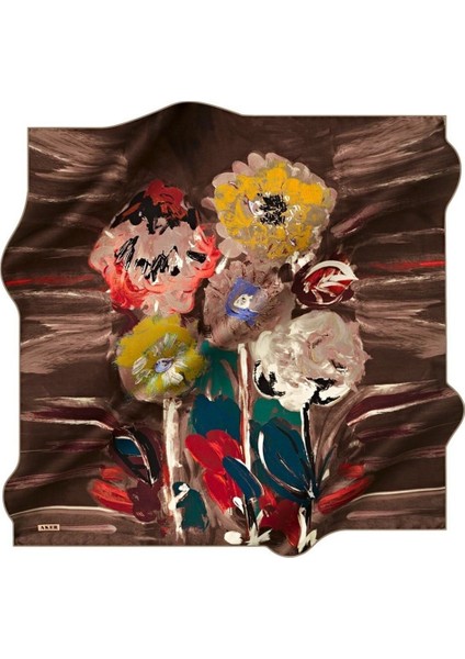 Nostalji Tivil Ipek Eşarp 8536-931