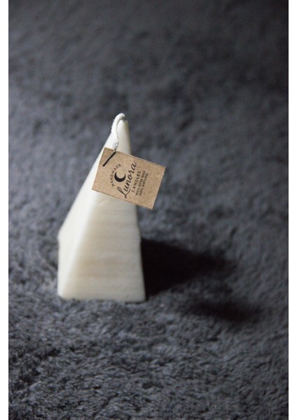 -Piramit MUM-KOKULU-%100 Soya Wax-Ev Dekor
