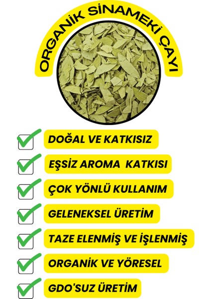 Sinameki Çayı -( Doğal Kurutulmuş, Elenmiş, Katkısız )250GR fırsatları