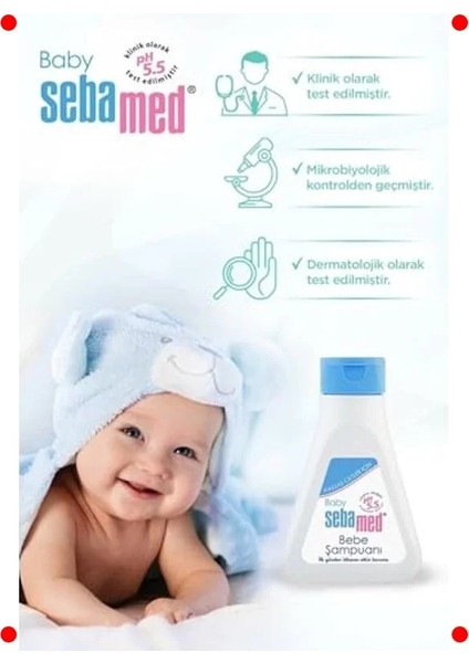 Göz Yakmayan Ph 5.5 Nemlendirici Bebek Şampuanı 150 ml modelleri