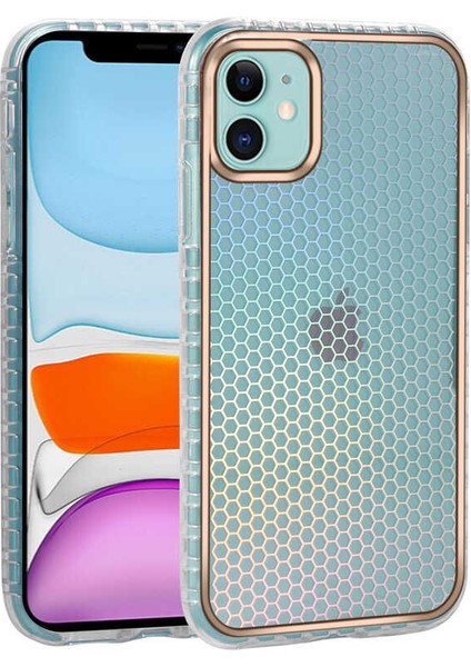 iPhone 11 Kılıf Desenli Parlayan Transparan Spıa Avva KAPAK-NO12