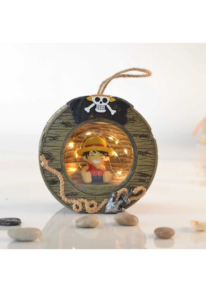 Dekoratif Anime Masa Lambası Gece Lambası LED Işıklı Biblo