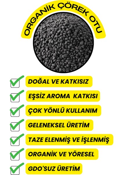 Çörek Otu - ( Taze, Elenmiş, Katkısız ) 75GR fırsatları