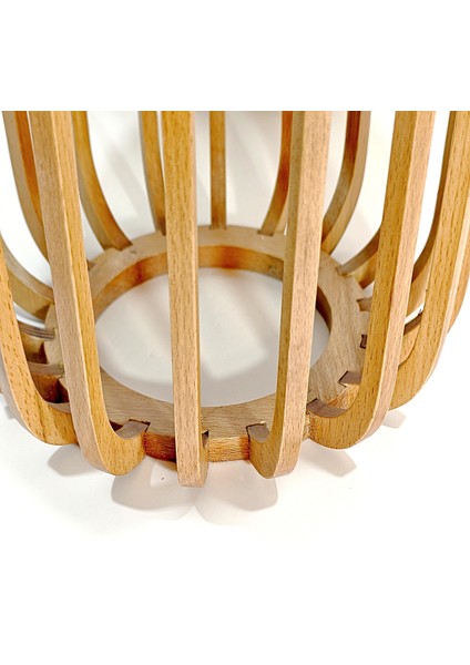 Palermo Yuvarlak Modern Klasik Rustik Retro Vintage Naturel Dekoratif Ahşap Çıtalı Eskitme Iskandinavyan Orta Mantar Sehpa modelleri