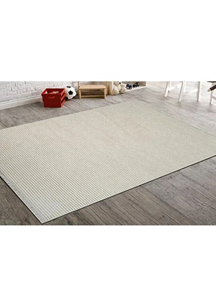 Bonny 1110 Krem Sisal Bukle Dekoratif Kabartmalı Halı Tozsuz Salon Halısı Koridor modelleri