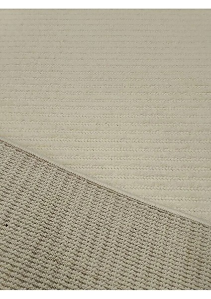 Bonny 1110 Krem Sisal Bukle Dekoratif Kabartmalı Halı Tozsuz Salon Halısı Koridor indirimleri