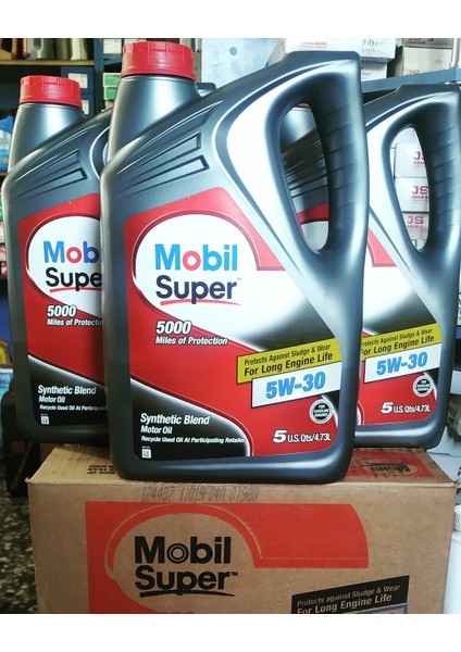Mobil Süper 5000 5W30 5lt Motor Yağ
