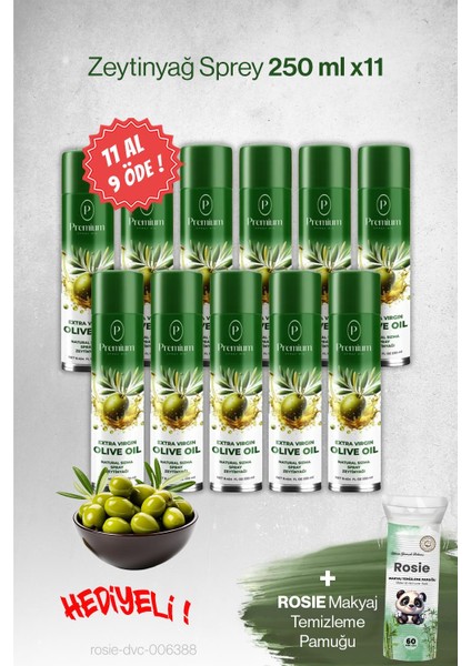 11 Al 9 Öde, 250 ml Zeytinyağ Sprey, Hediyeli