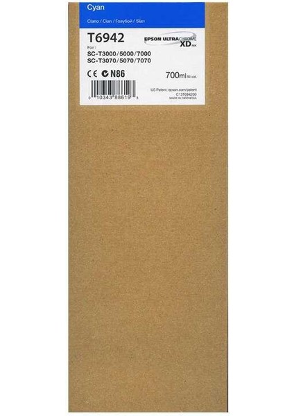 T6942-C13T694200 Mavi Orijinal Kartuş