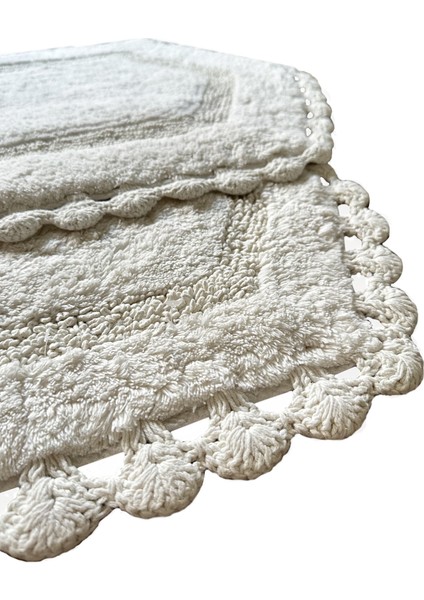 Exgena Ekru 2li %100 Pamuklu Banyo Paspas Seti fiyatları