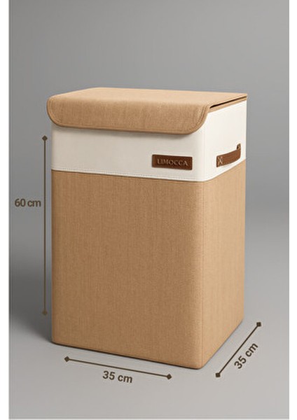 Jüt Kapaklı Çamaşır Sepeti Katlanır Kirli Çocuk Odası Oyuncak Düzenleyici Saklama Kutusu Sepet indirimleri