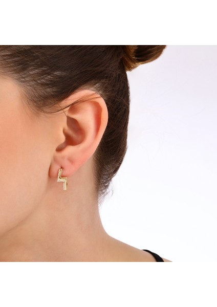 Altın Tasarım Küpe - 14K modelleri