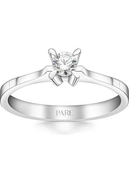 0,16 Karat Tektaş Pırlanta Yüzük