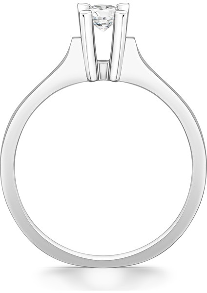 0,16 Karat Tektaş Pırlanta Yüzük modelleri