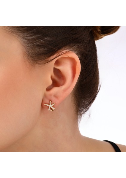 Altın Tasarım Küpe - 14K modelleri