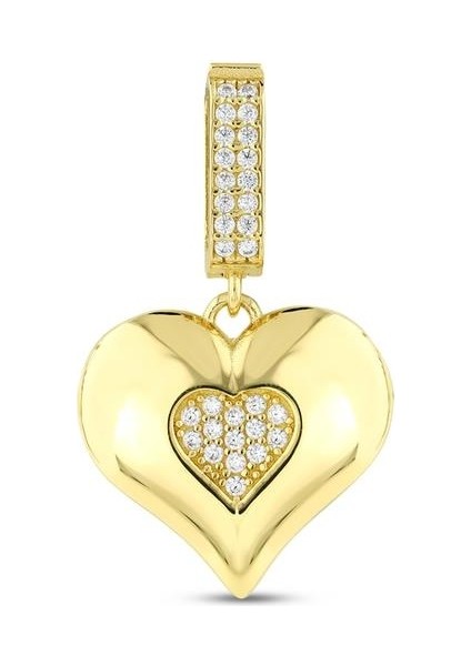 Altın Tasarım Kolye Ucu - 14K