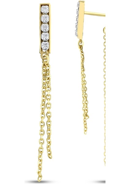 Tasarım Altın Küpe - 14K fiyatları