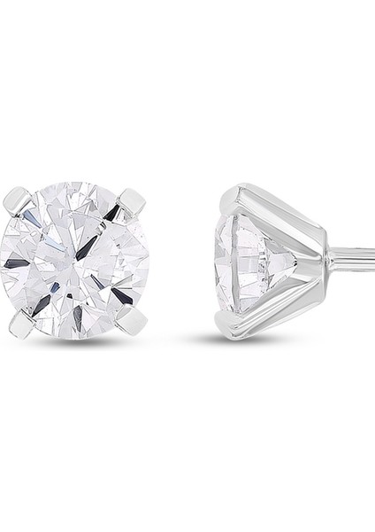 Altın Tektaş Küpe - 14K fiyatları