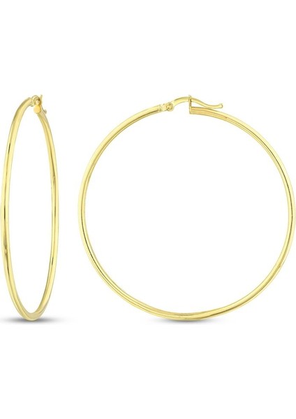 Altın Halka Küpe - 14K