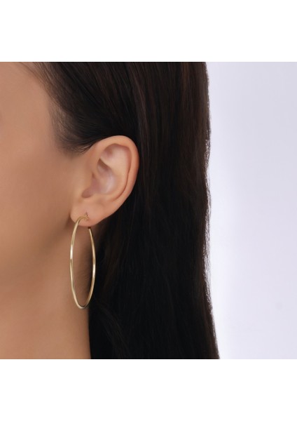 Altın Halka Küpe - 14K modelleri