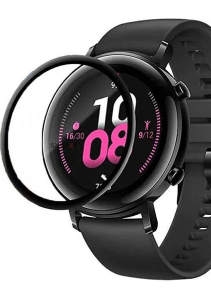 Huawei Watch GT2E Polymer Nano Ekran Koruyucu - Şeffaf (K95)