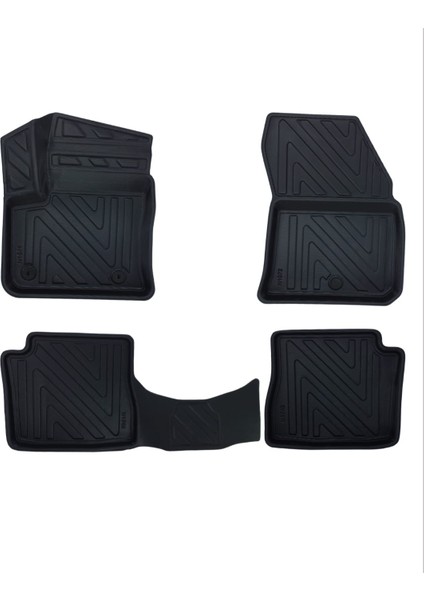 Citroen C4-E 2022 ve Sonrası Uyumlu Araca Özelpremium 4d Havuzlu Paspas Takımı