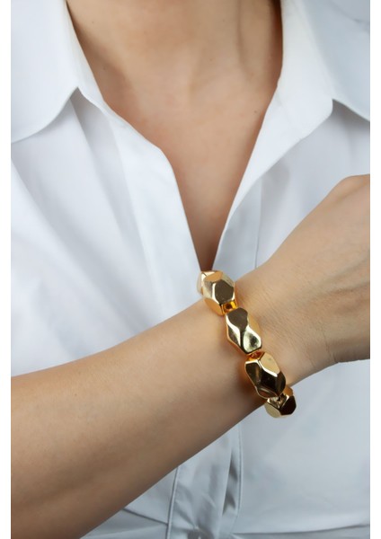 Lak Kaplama Gold Esnek Kadın Bileklik fiyatları