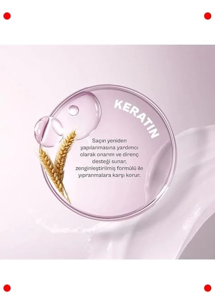Keratin Onarıcı Saç Bakım Şampuanı 350 ml Vegan indirimleri