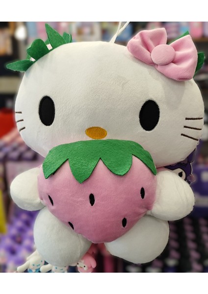Hello Kitty Figür Peluş Oyuncak Orta Boy Açık Pembe 30CM
