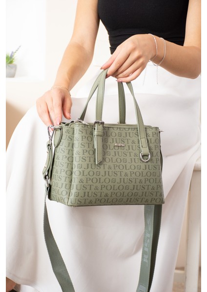 Orijinal Just Polo Collection 3 Bölmeli Lüks Yumuşak Deri Ayarlanabilir Çapraz Askılı Omuz Çantası modelleri